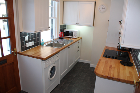  Cairnbaan Cottage kitchen, Crinan Canal, Cairnbaan, Argyll, Scotland.