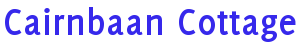 www.cairnbaancottage.co.uk Logo